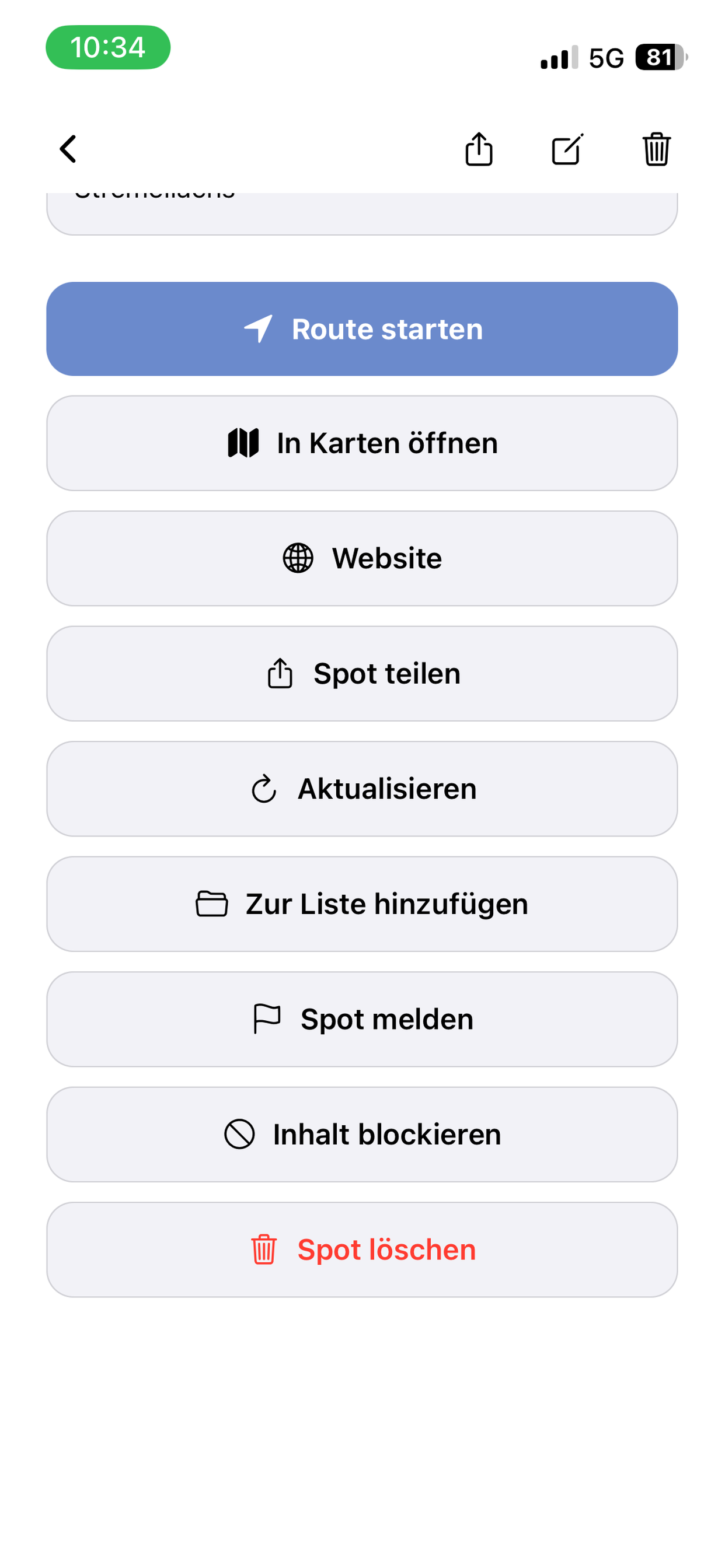 Geofence-Erinnerung setzen